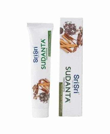 Kem đánh răng thảo mộc Sudanta Sri Sri